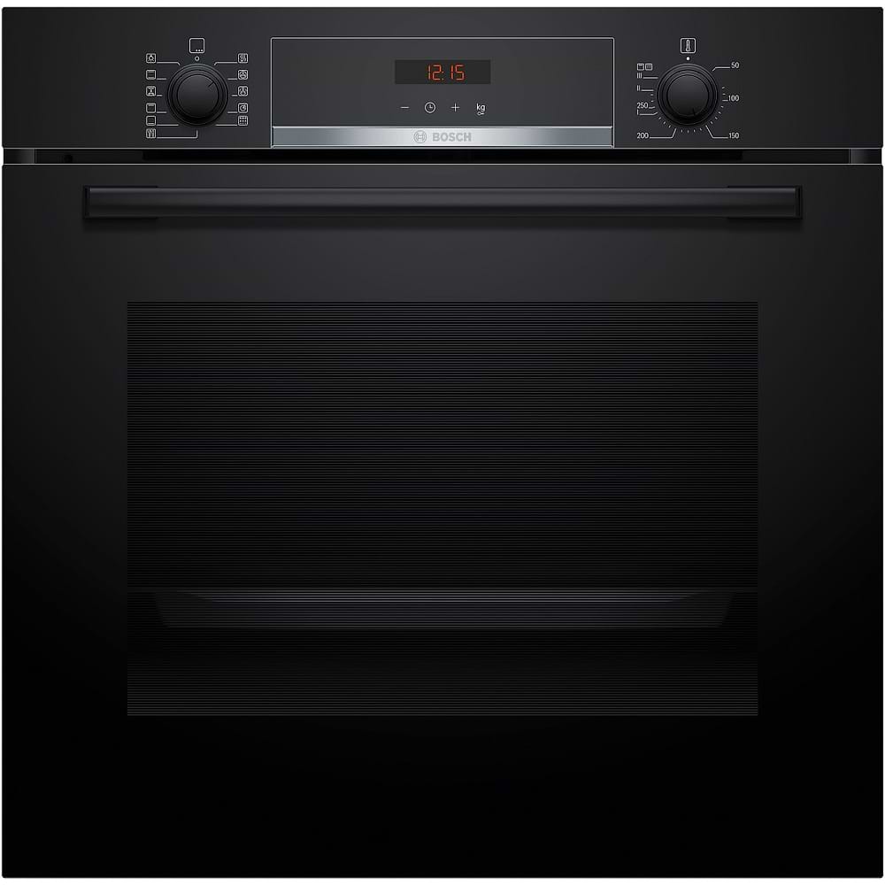 תנור בנוי פירוליטי 71 ליטר בוש Bosch HBA574BB3 גימור שחור