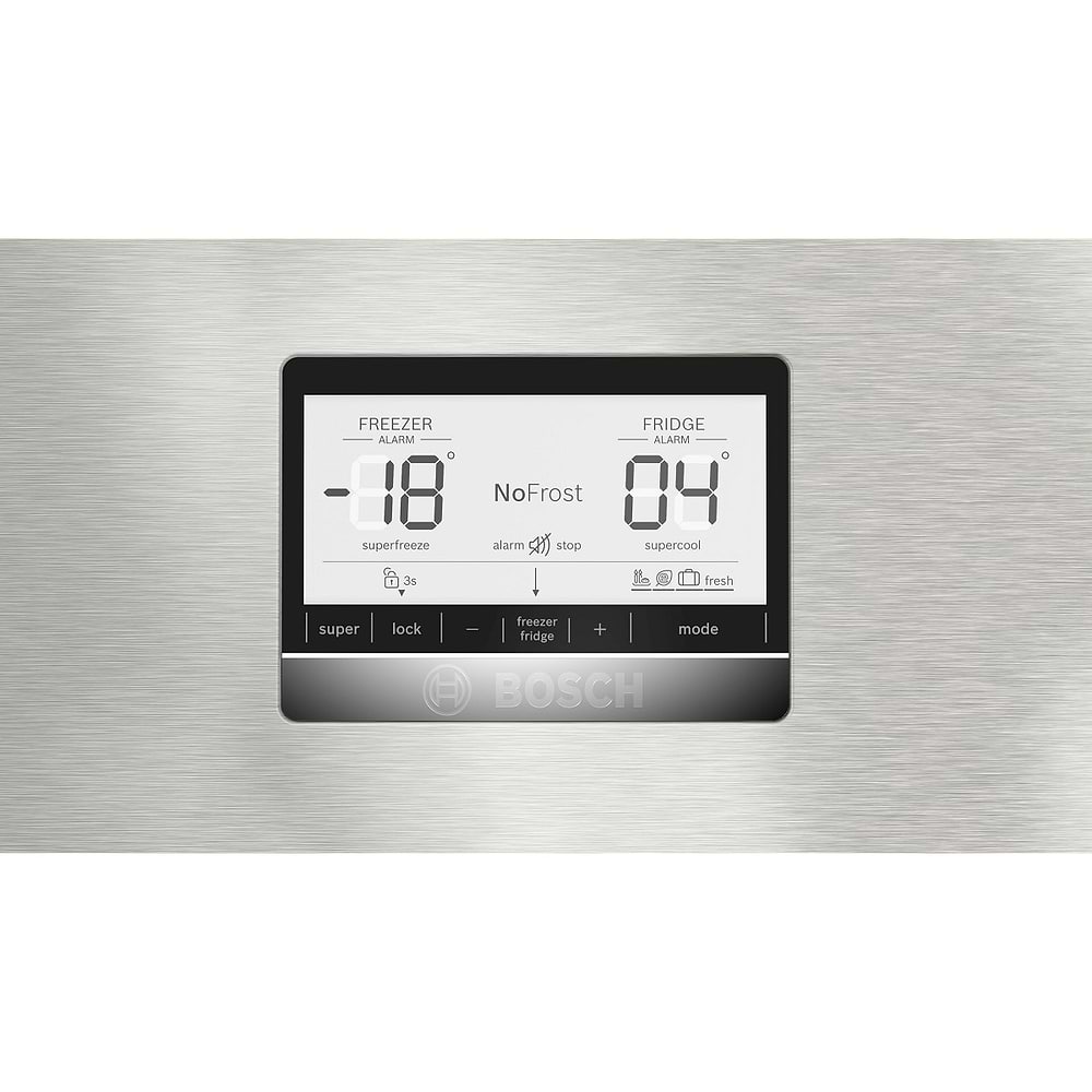 מק״ט מוצר  - מקרר 2 דלתות מקפיא תחתון 631 ליטר בוש Bosch KGN86AIDR גימור נירוסטה