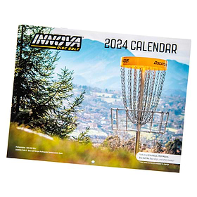 2024 Innova Disc Golf Calendar. Front cover.