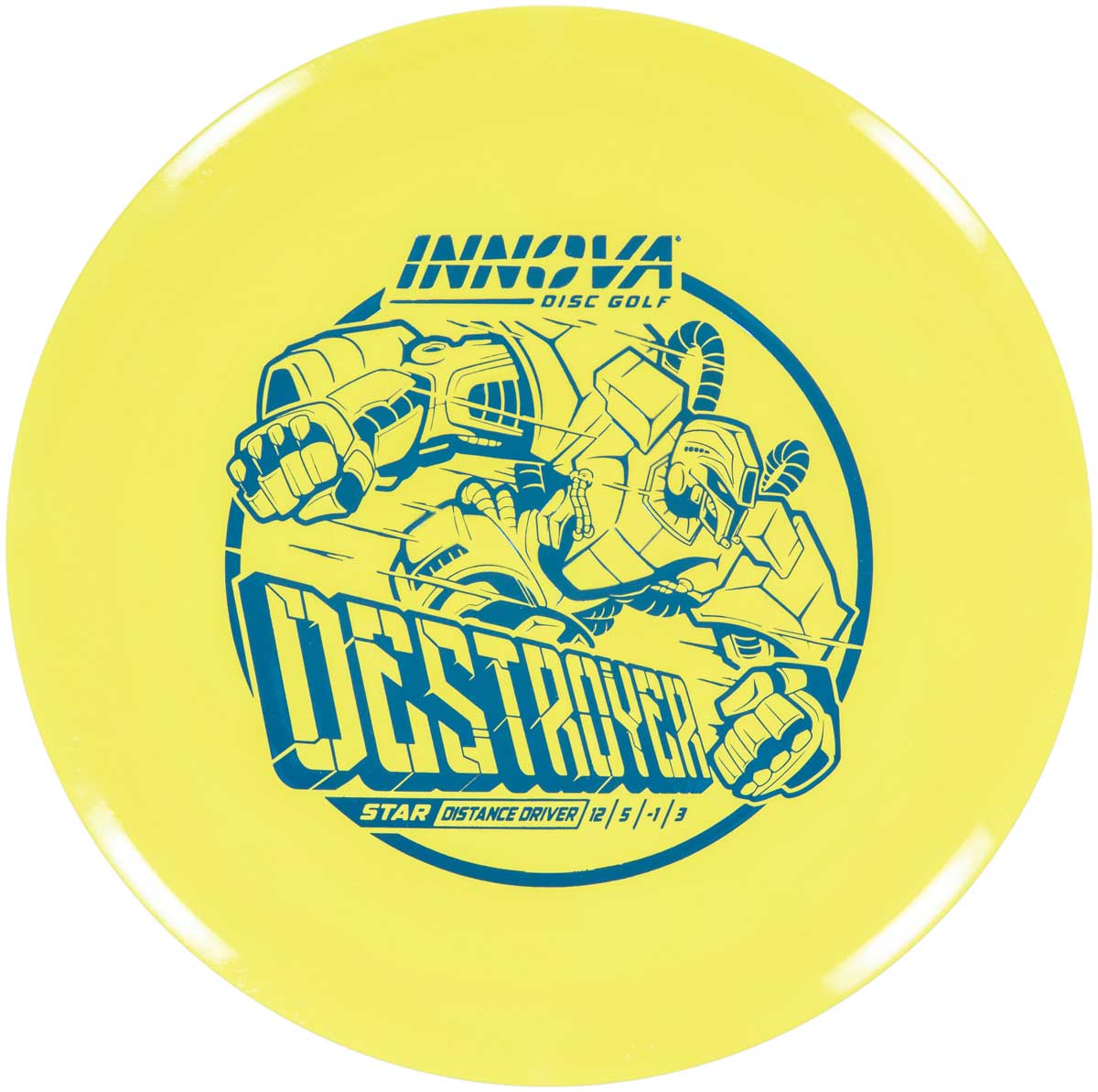 Innova Star Destroyer - Overstable Distance Driver. Yellow color.