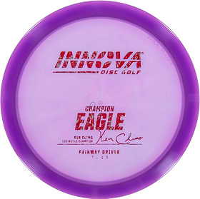 Innova Champion Eagle Disc - Overstable Fairway Driver. Purple color.