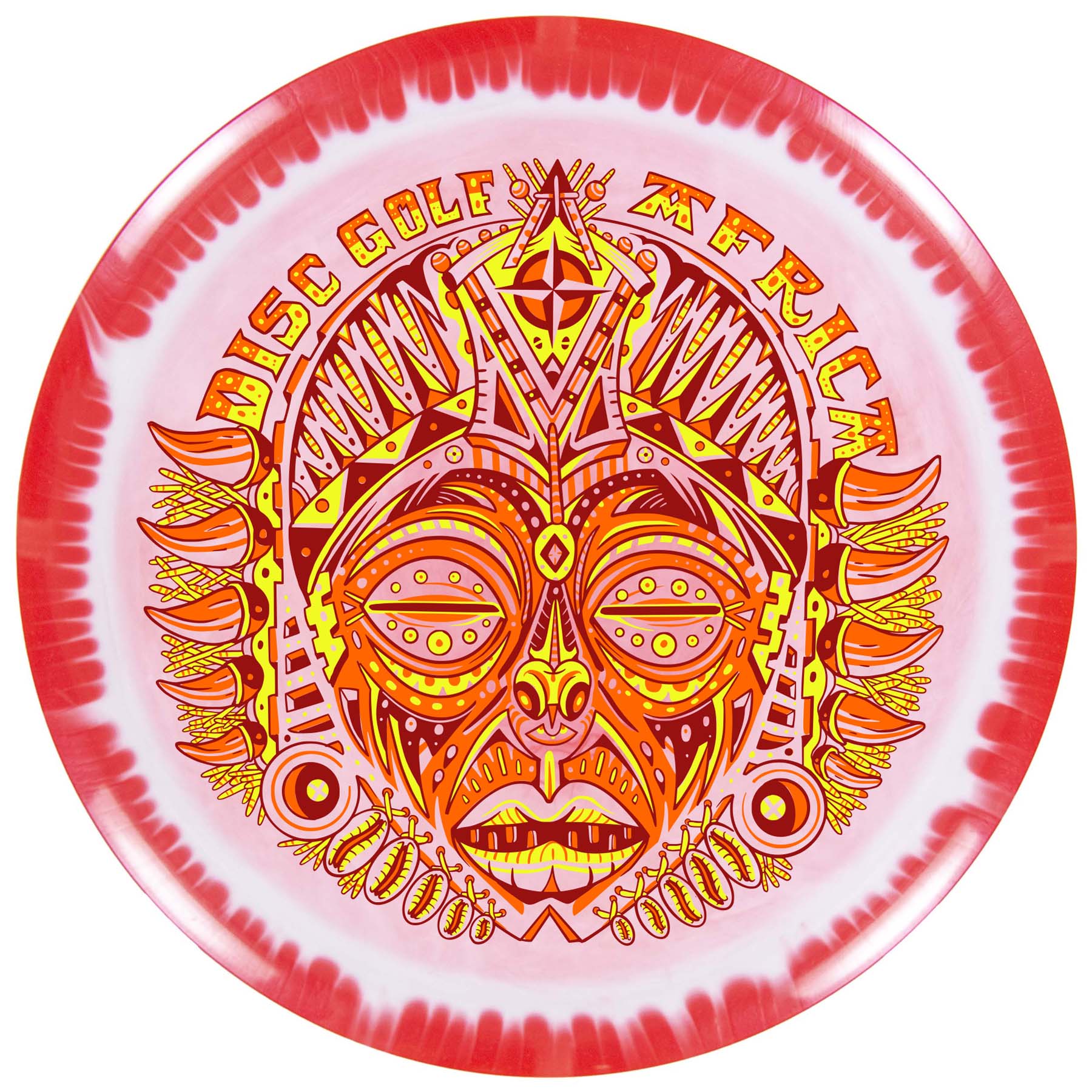 Disc Golf Africa Halo Star Firebird. Red / white colors.