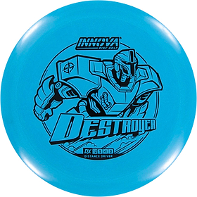 Innova DX Destroyer - Overstable Distance Driver. Blue color.