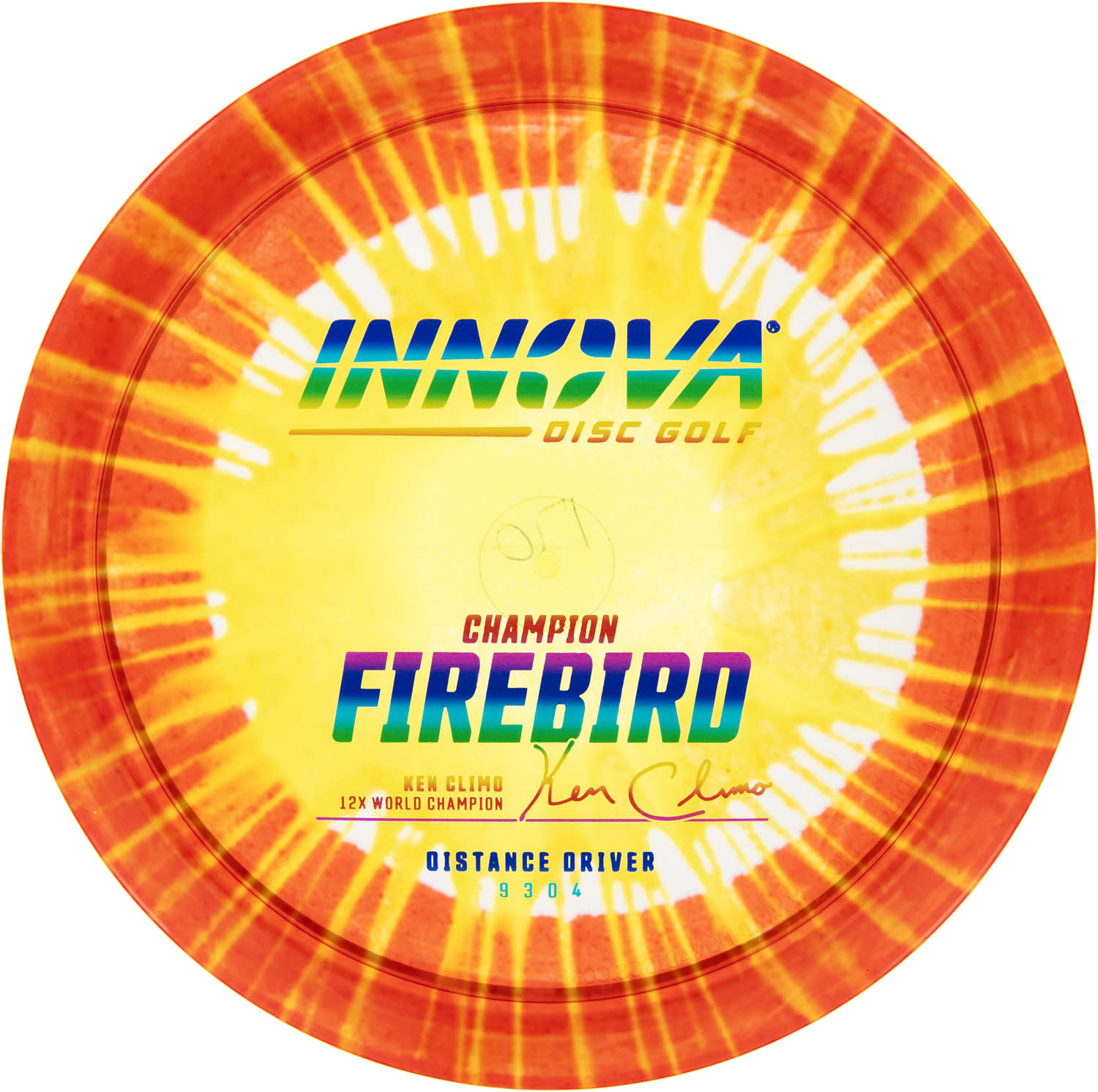 Innova Dyed Firebird - Champion Plastic. Tie Dye Patterns. 