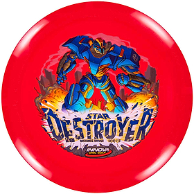 Full Color Discs - InnVision Destroyer - Star Distance Driver. Red color. 