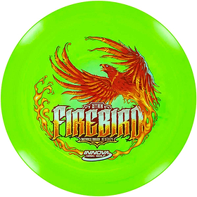 Full Color Discs - InnVision Firebird - Overstable Driver. Green color