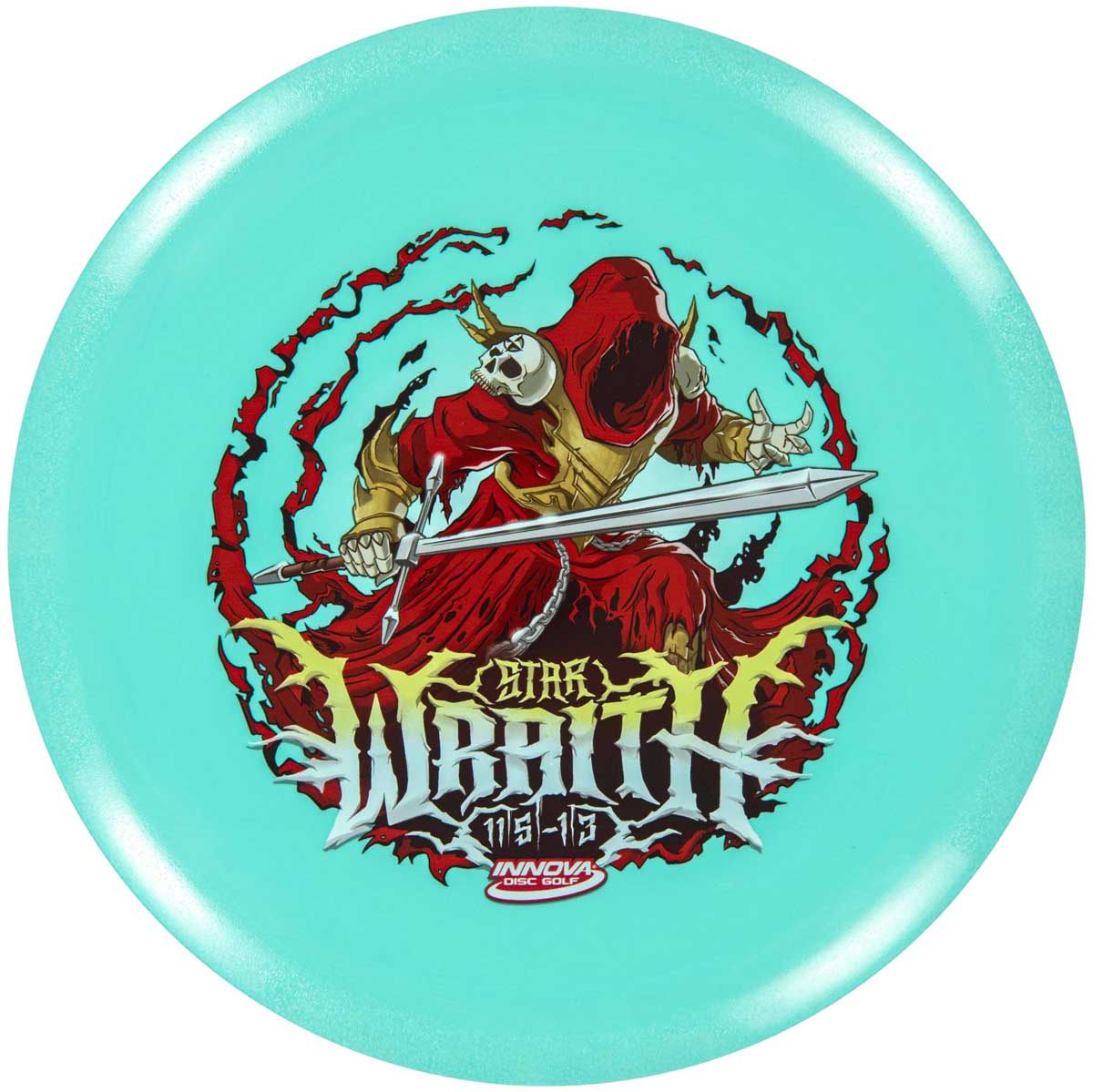 Full Color Disc - InnVision Wraith - Star Distance Driver. Teal color. 