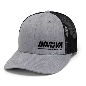 Innova Microburst Snapback Mesh Hat. Light Grey