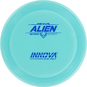 Nexus Alien - Multipurpose Disc With Excellent Grip. Teal disc with blue stamp.