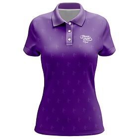 Throw Pink Womens Polo 