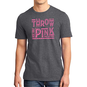 Throw Pink Jumble Tee from Disc Golf United