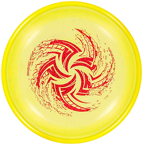 Catch Disc - Innova SuperSonic - Fire & Ice Design. Yellow disc color. 