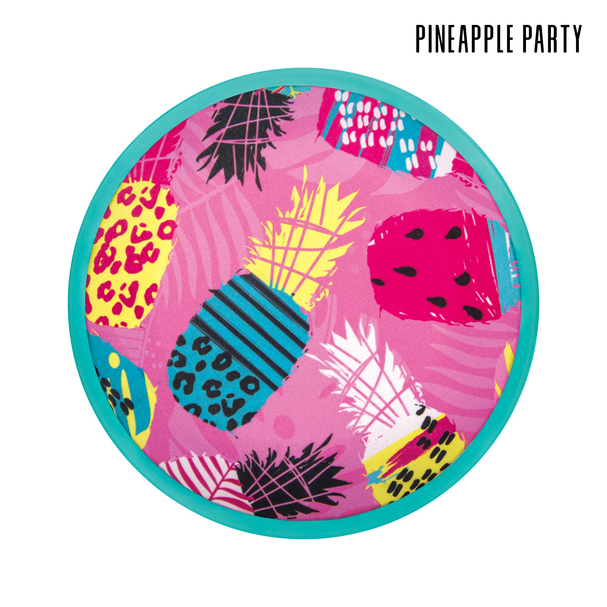 Waboba Flobo Floating Water Catch Disc. Pineapple Party design.