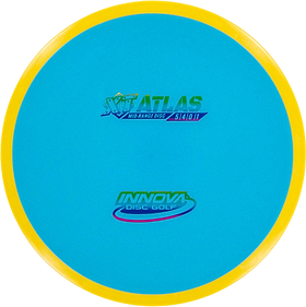 Innova XT Atlas - Straight Mid Range Disc. Yellow / Blue colors.