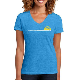 Ladies Sunset V-Neck Tee