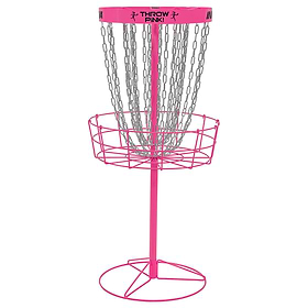 Innova Disc Golf Basket - Throw Pink DISCatcher EZ Target. Pink in color. 