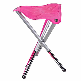 Throw Pink Tripod Stool