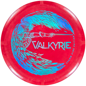 Women's Disc Golf - Innova Valkyrie - XXL Throw Pink Edition. Red color. 