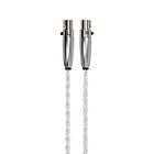 Meze Ultra Pure Silver Kabel – Dual 4-pin Mini XLR til 3,5 mm