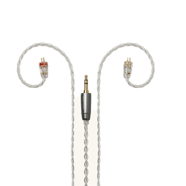 Meze 2 Pin to 3.5 mm silver plated cable