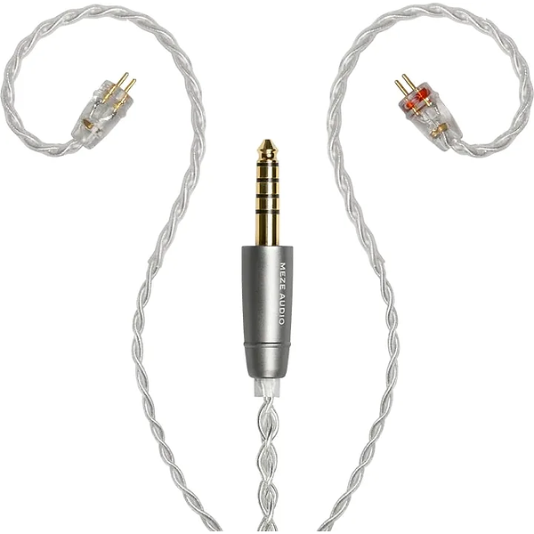 Meze 2 Pin to 4.4 mm balanced silver plated cable
