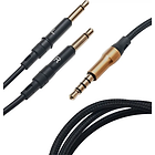 Meze mono 3.5 mm to 3.5 mm 3 m Black/Gold standard cable
