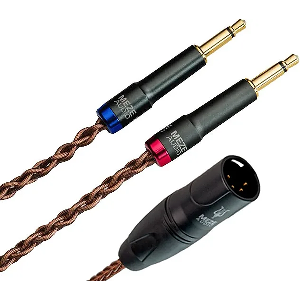 Meze mono 3.5 mm to 4 PIN XLR balanced copper PCUHD premium cable
