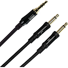 Meze mono 3.5 mm to 3.5 mm 1.5 m soft TPE cable with black aluminium casings