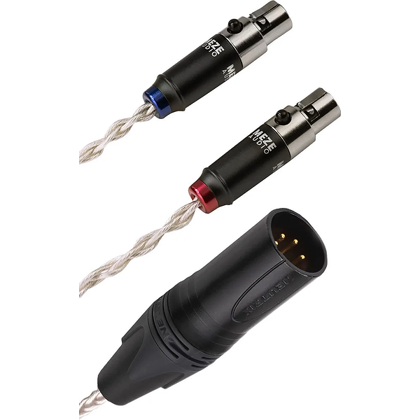 Meze mini XLR to 4 PIN XLR balanced silver plated PCUHD premium cable