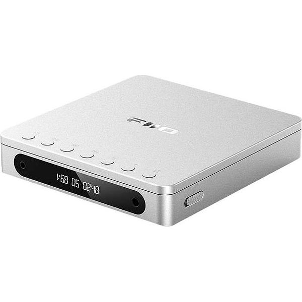 FiiO DM13 BT Discman med Bluetooth, DAC & Hovedtelefonforstæker Sølv