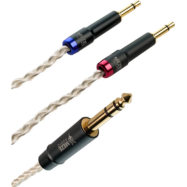 Meze mono 3.5 mm to 6.3 mm silver plated PCUHD premium cable