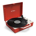 Victrola VSC-725SB Re-Spin Kuffert Pladespiller Poinsettia Red