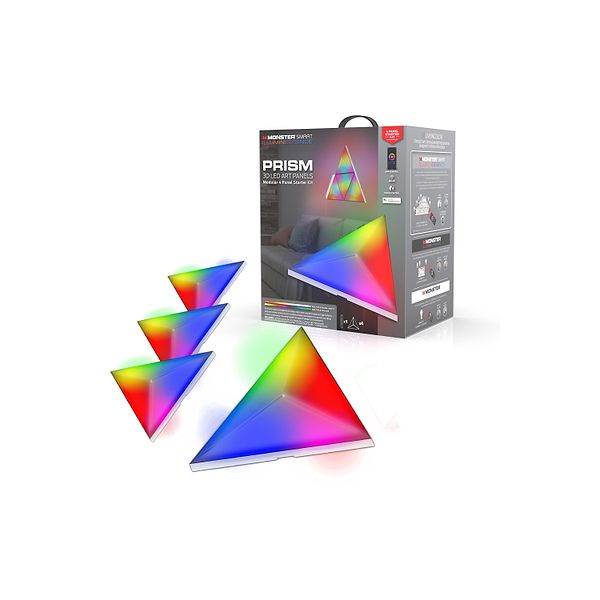 Monster Illuminessence Prism Startpakke med 4 paneler