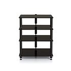 NorStone Bergen 2 Hifi Rack Satin Black