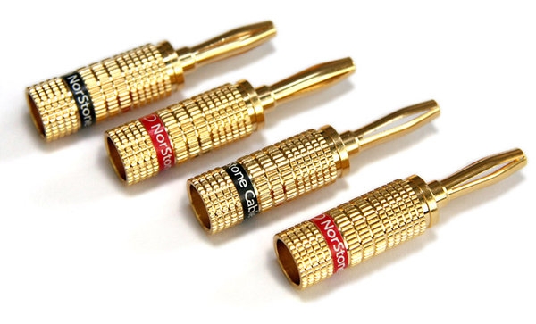 NorStone Bananstik - 4 stk Gold Plated