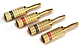 NorStone Bananstik - 4 stk Gold Plated