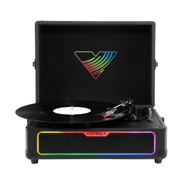 Victrola VSC-700 SB Journey Glow Illuminated Suitcase Black