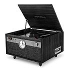 Victrola VTA-830SB Century with Clock - Pladespiller - CD - Kassette - Sort