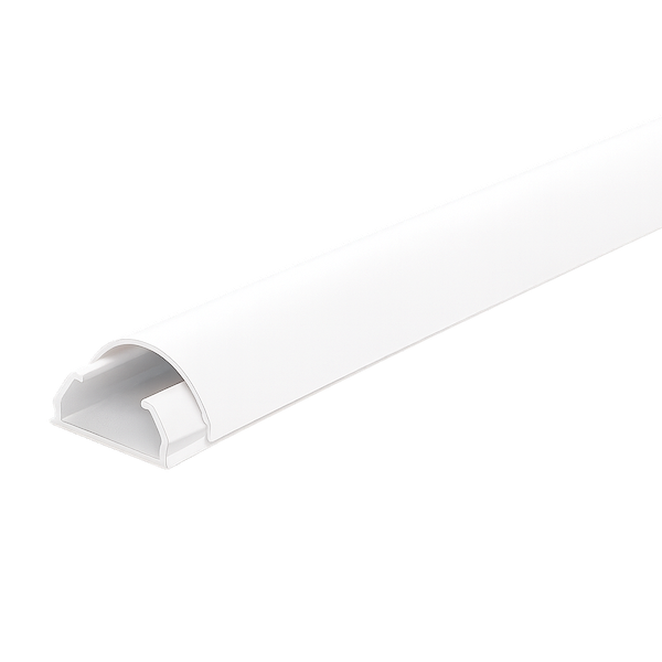 Bosscom Cable Cover - 18mm - 0,75m - White