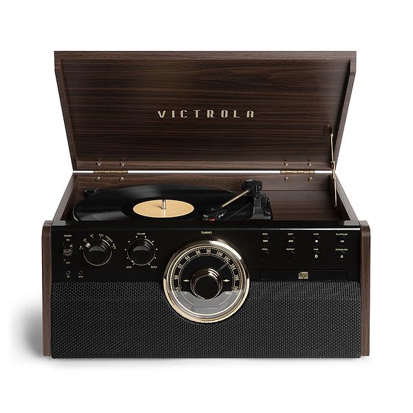 Victrola Empire 6-i-1 Musik System Espresso