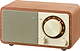 Sangean WR-7 PLUS Kompakt Genopladelig Radio Natural Cherry