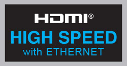 HDMI High Speed with Ethernet