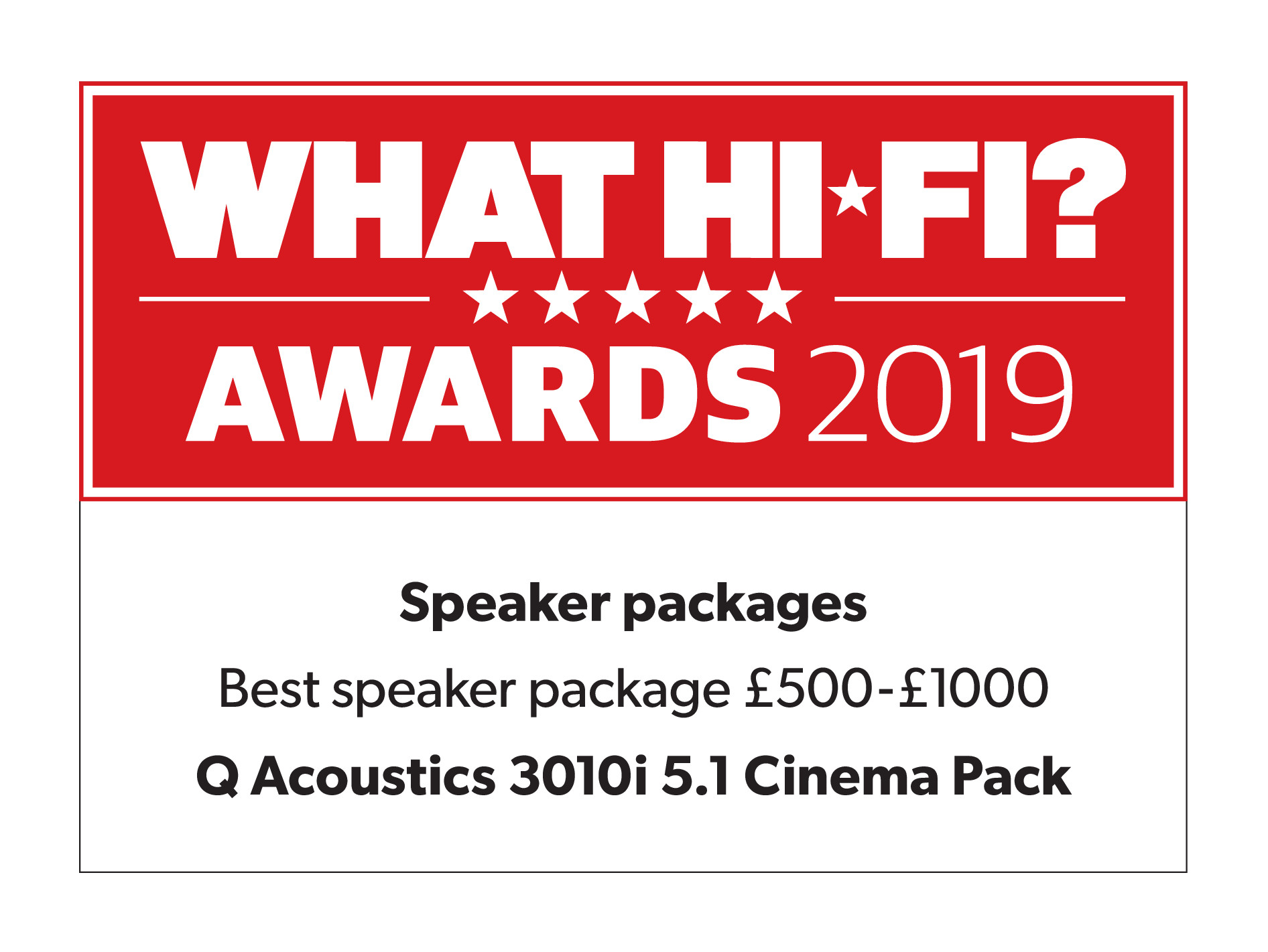 Q Acoustics 3010i Award