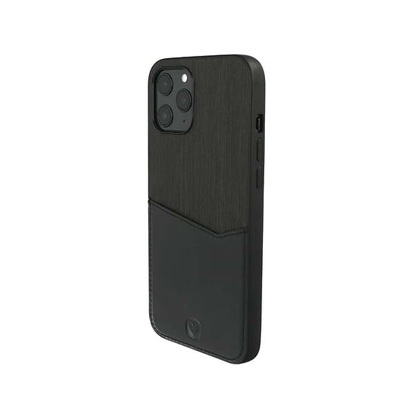 Valenta Back Cover Black Card Slot iPhone 12/12 Pro