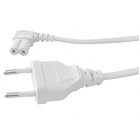 Bosscom Strømkabel C7 (Figure-8) med vinklet Stik