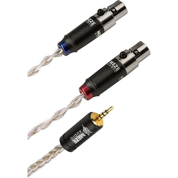 Meze mini XLR to 2.5 mm balanced silver plated PCUHD premium cable