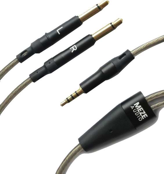 Meze 2.5 mm forsølvet balanceret kabel