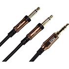 Meze mono 3.5 mm to 3.5 mm 1.5 m soft TPE cable with copper aluminium casings