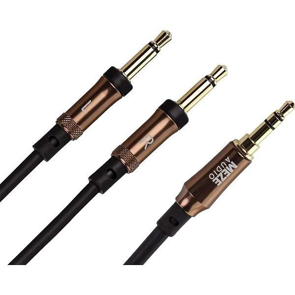 Meze mono 3.5 mm to 3.5 mm 1.5 m soft TPE cable with copper aluminium casings