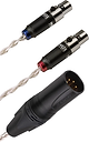 Meze mini XLR to 4 PIN XLR balanced silver plated PCUHD premium cable
